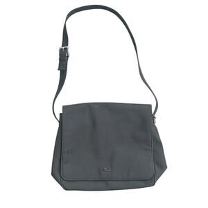 Frankie & Johnnie Vintage Black Nylon Messenger
Crossbody Organizer Bag